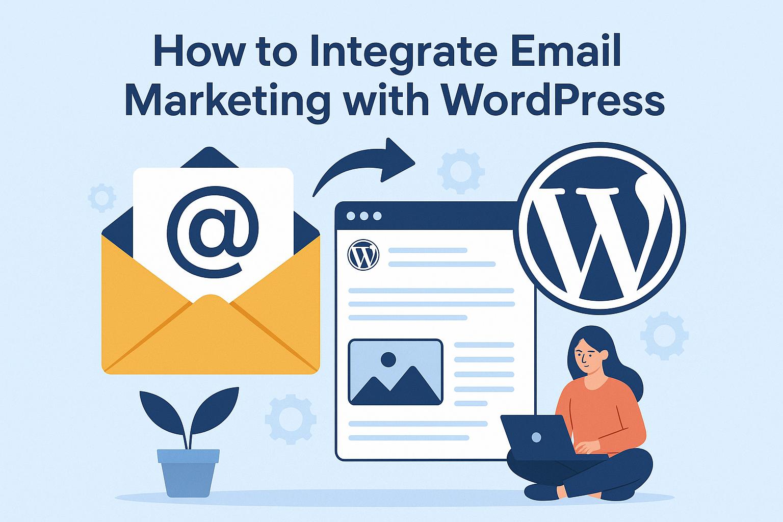 How to integrate email marketing with WordPress.