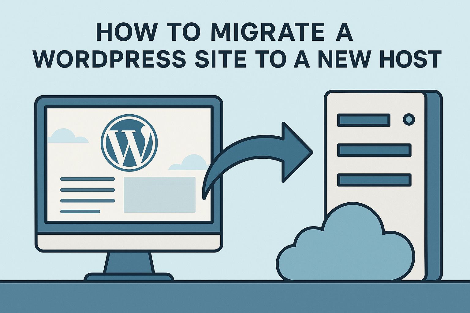 How to migrate a WordPress site to a new host.