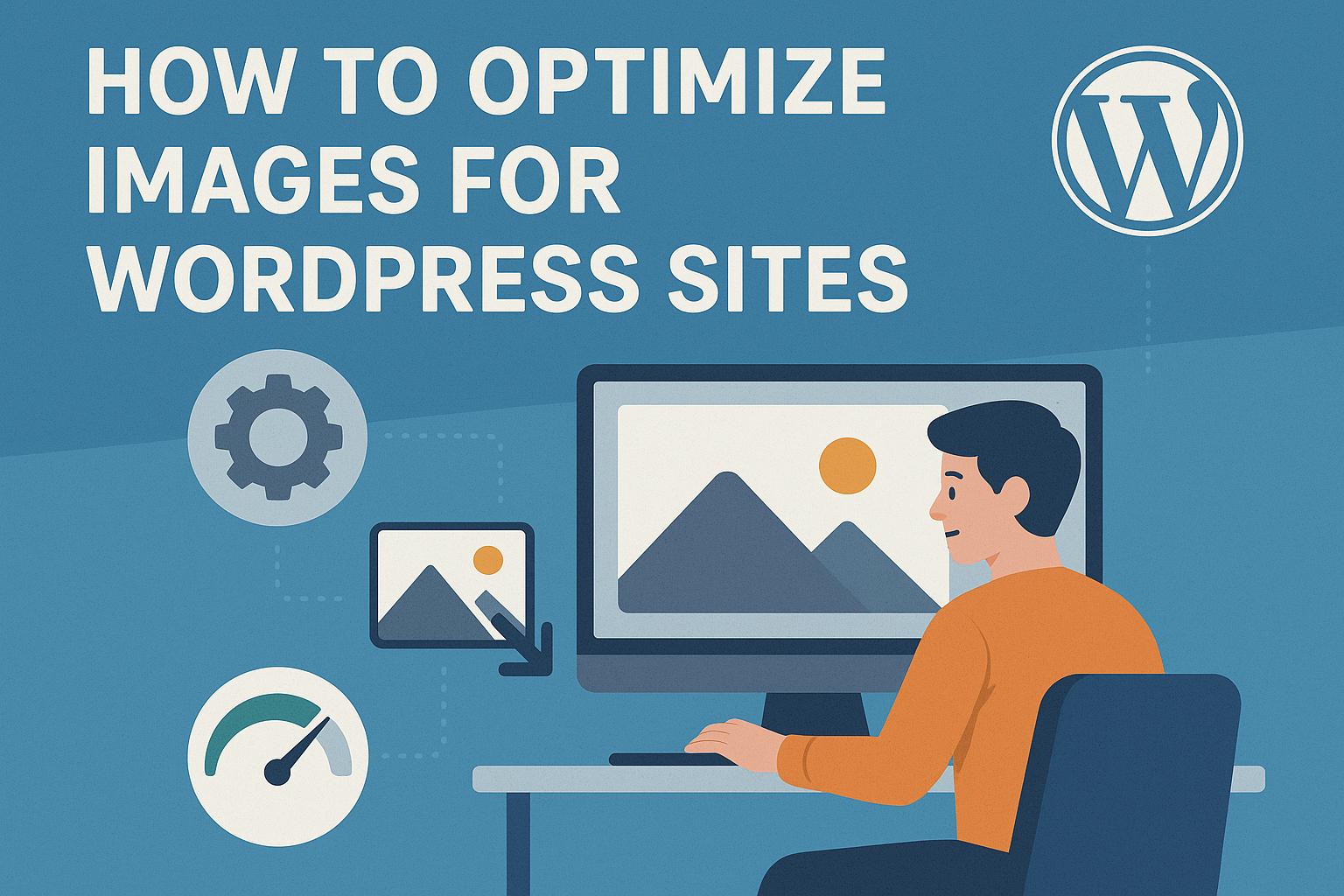 How to optimize images for WordPress sites.