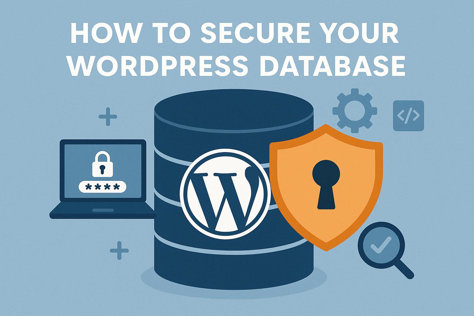 How to secure your WordPress database.
