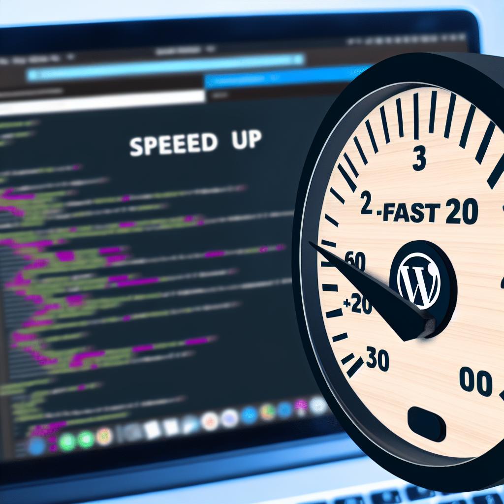 How to speed up your WordPress site.