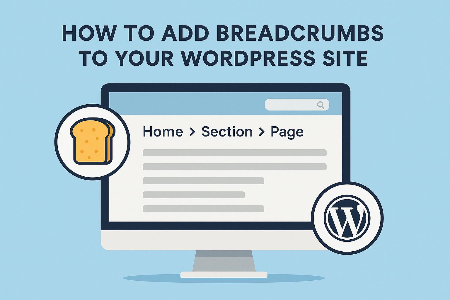 How to add breadcrumbs to your WordPress site.