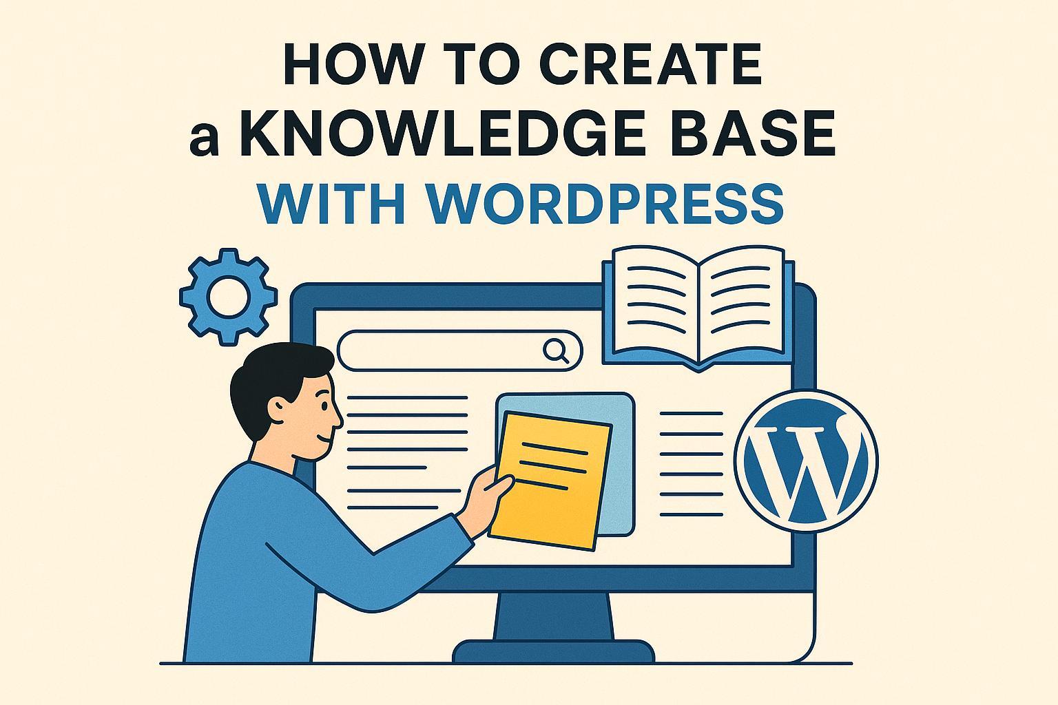 How to create a knowledge base with WordPress.
