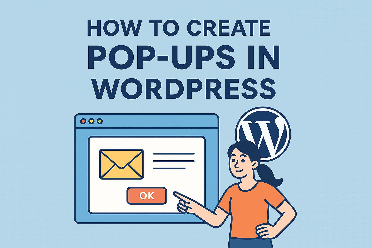 How to create pop-ups in WordPress.