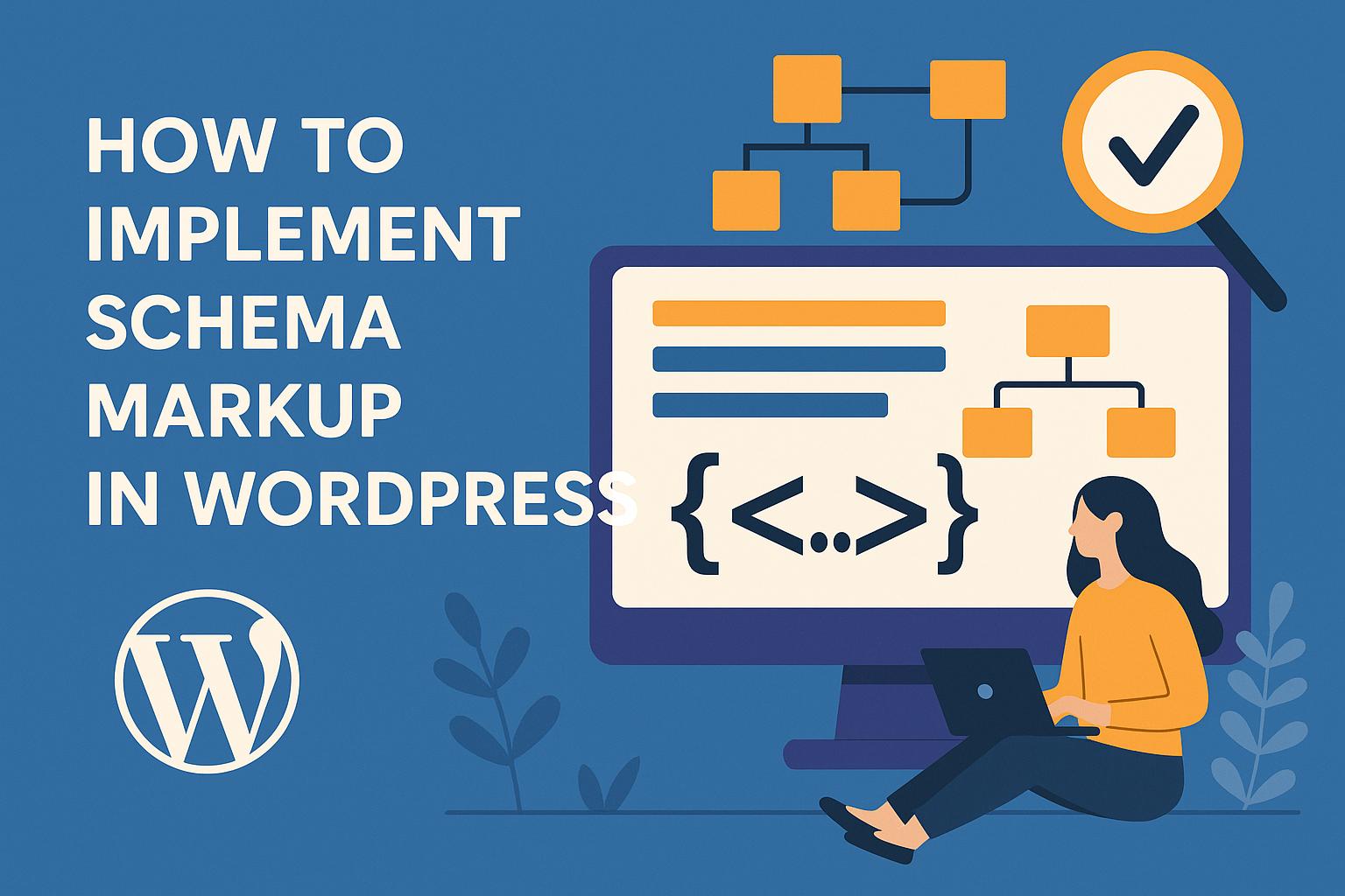 How to implement schema markup in WordPress.