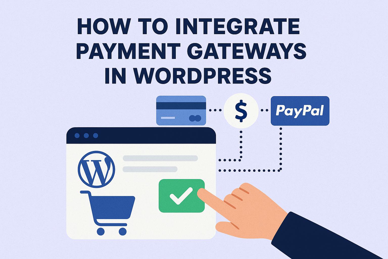 How to integrate payment gateways in WordPress.