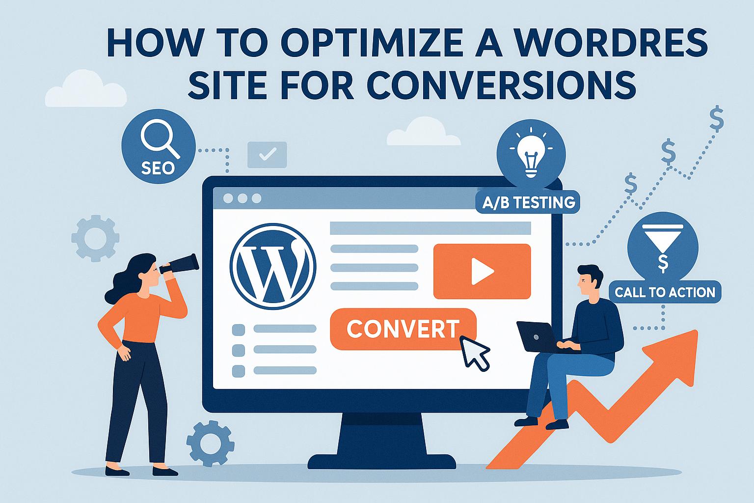 How to optimize a WordPress site for conversions.