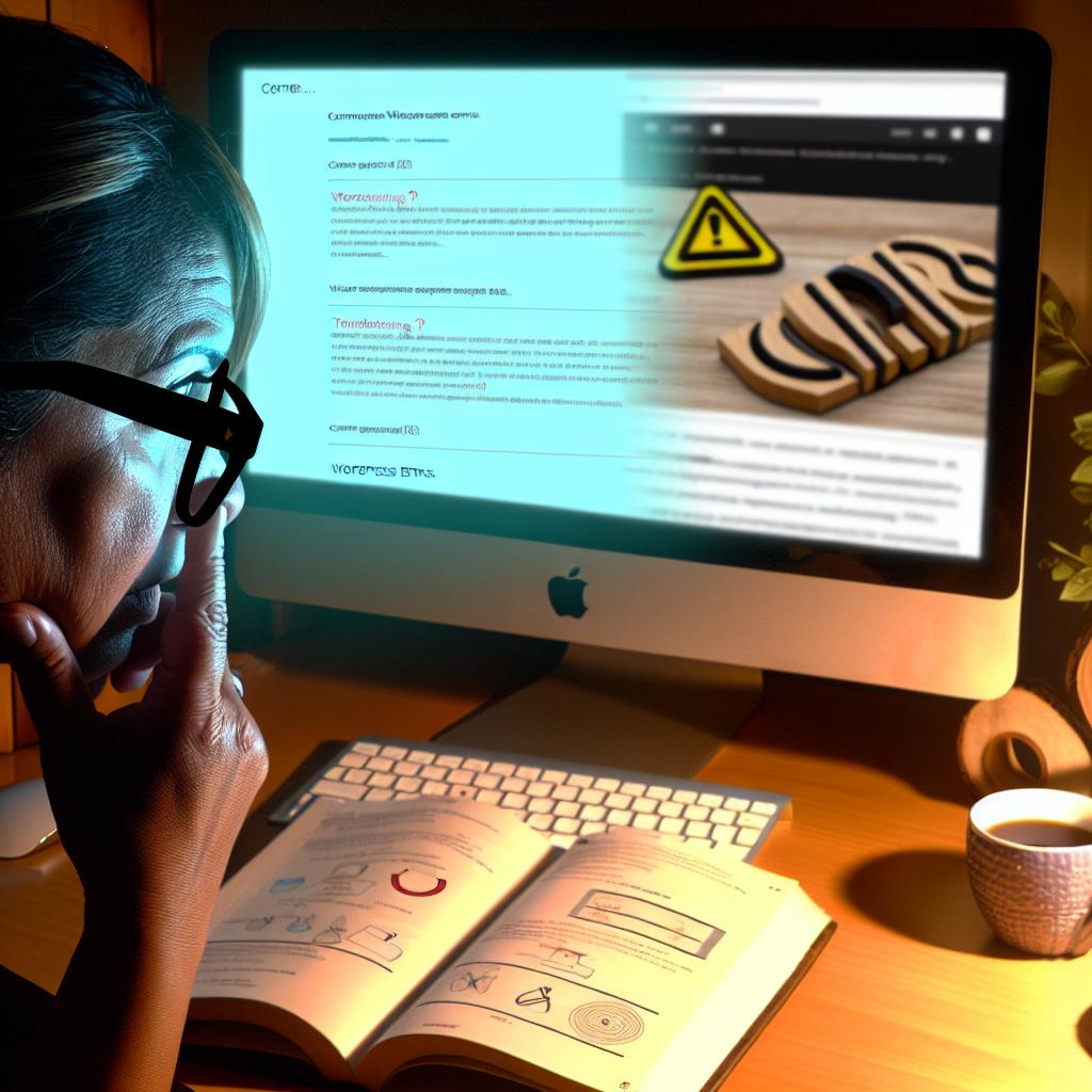 How to troubleshoot common WordPress errors.
