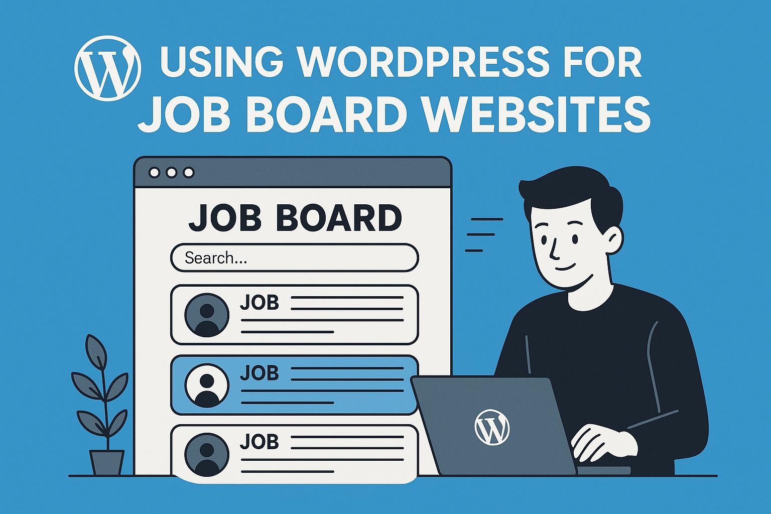 Using WordPress for job board websites.